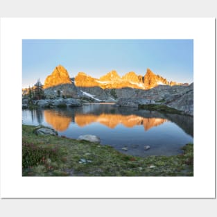 Minaret Lake in the morning Posters and Art